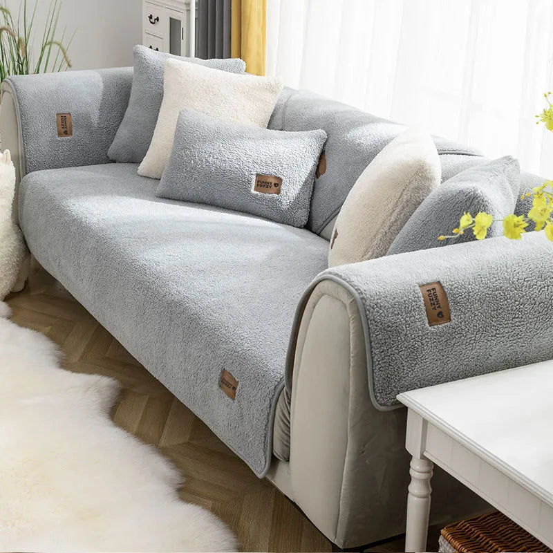 Waterproof Thick Leather Feel Non-Slip Sofa Cover