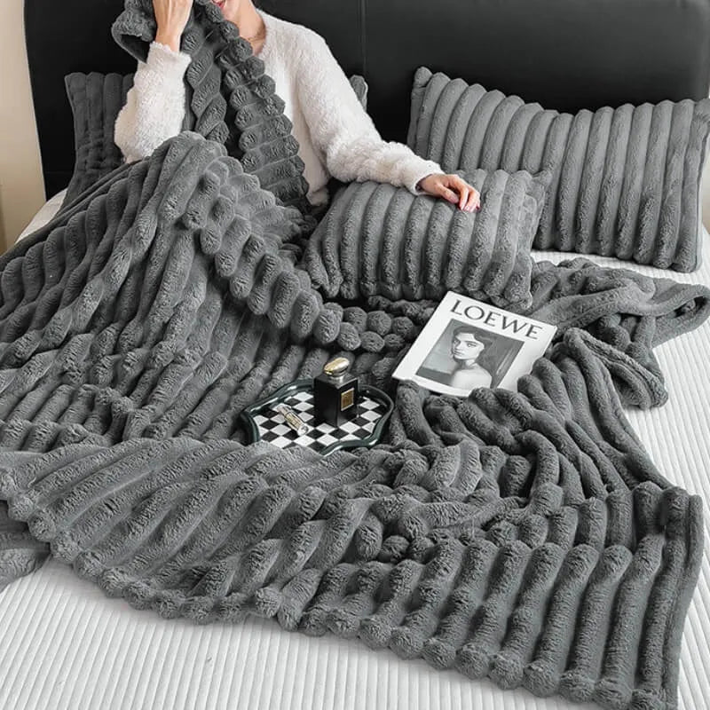 Warm Plush Throw All Season Blanket