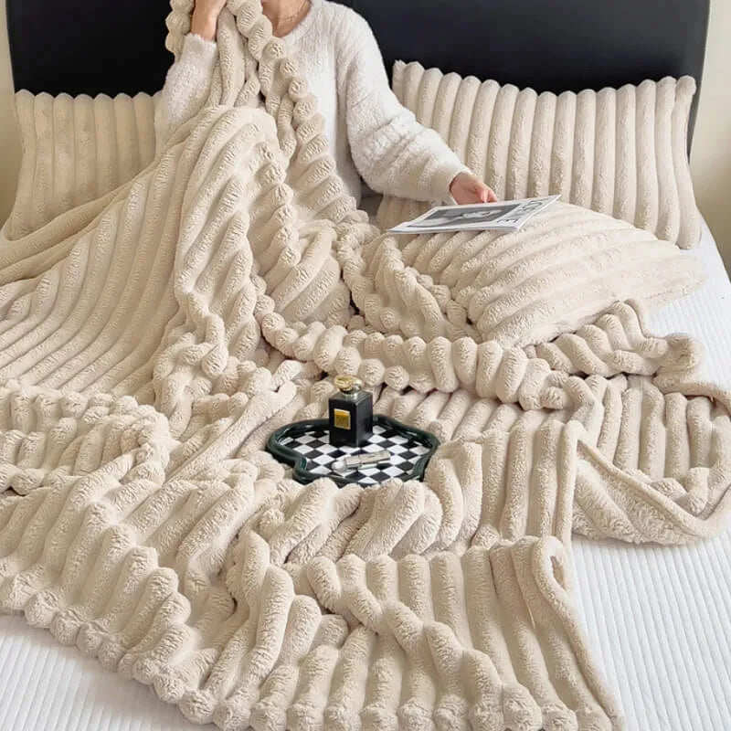 Warm Plush Throw All Season Blanket