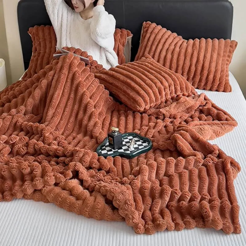 Warm Plush Throw All Season Blanket