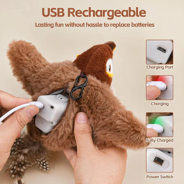 Interactive Chirping Bird Pet Toy -🔥 Last Day 35% OFF