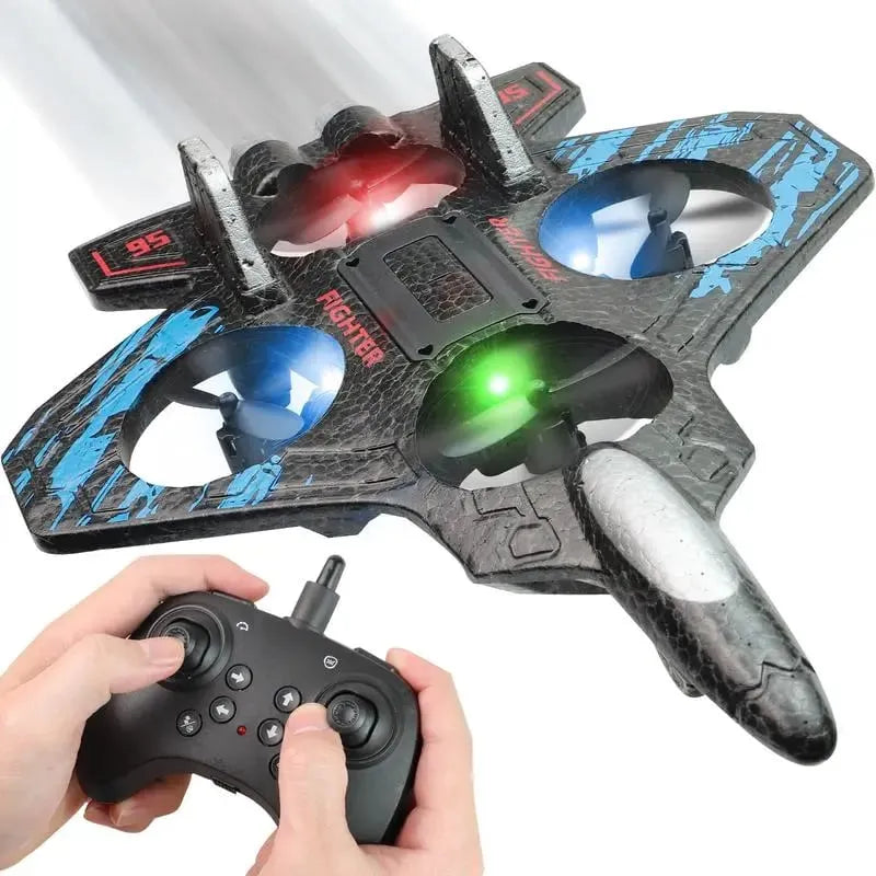 🛩️RC Flying Stunt Fighter Jet | 360° Flip Fighter Jet Toy | Gravity Sensing | Stunt Roll |