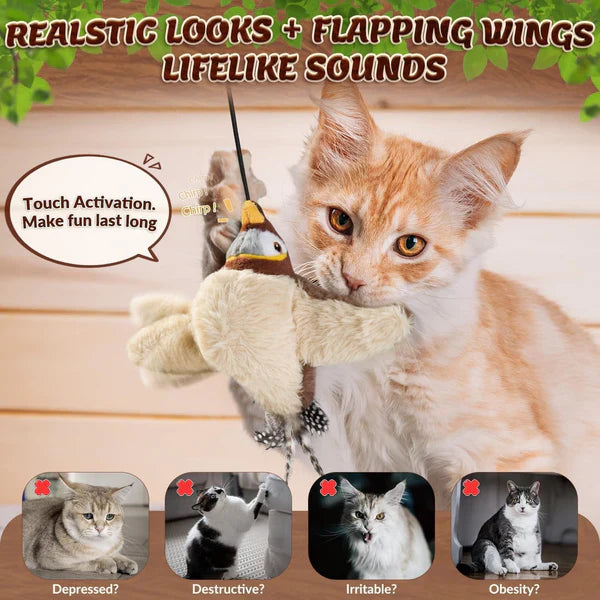 Interactive Chirping Bird Pet Toy -🔥 Last Day 35% OFF