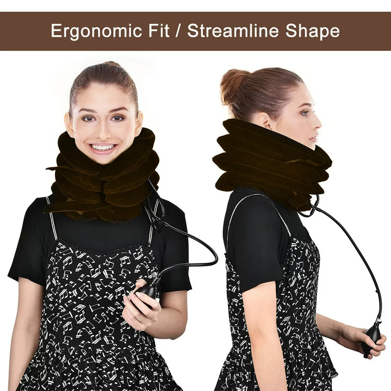 INFLATABLE ADJUSTABLE CERVICAL NECK STRETCHER