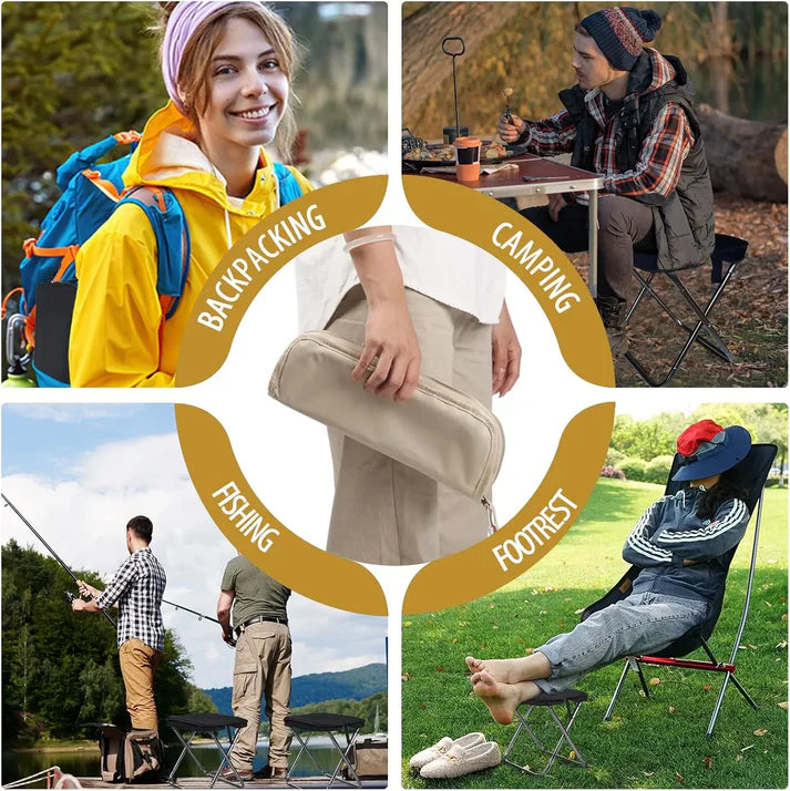 Travel-Friendly Portable Lightweight Foldable Outdoor Stool