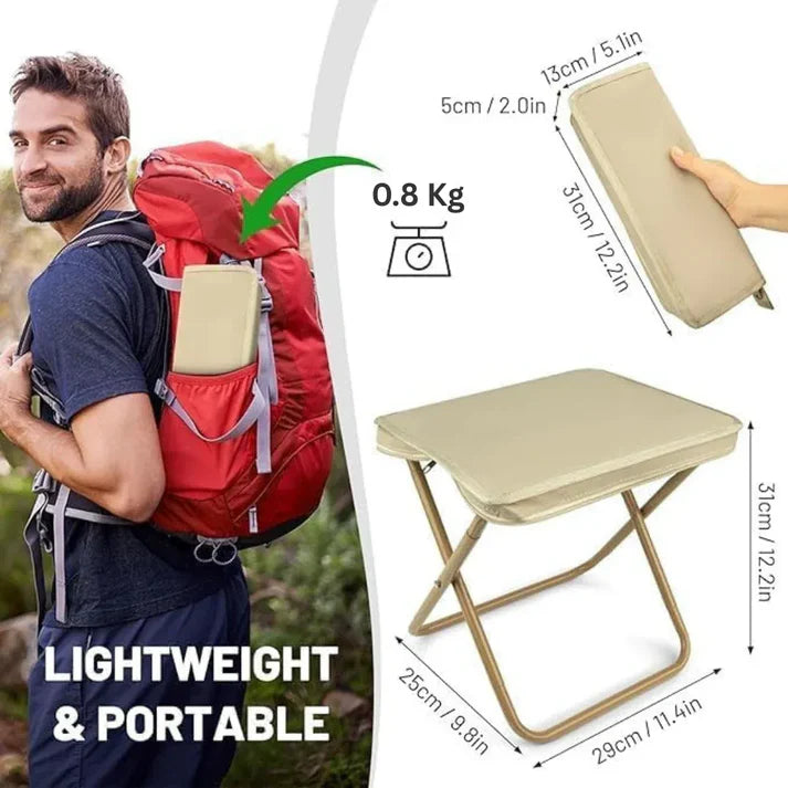 Travel-Friendly Portable Lightweight Foldable Outdoor Stool